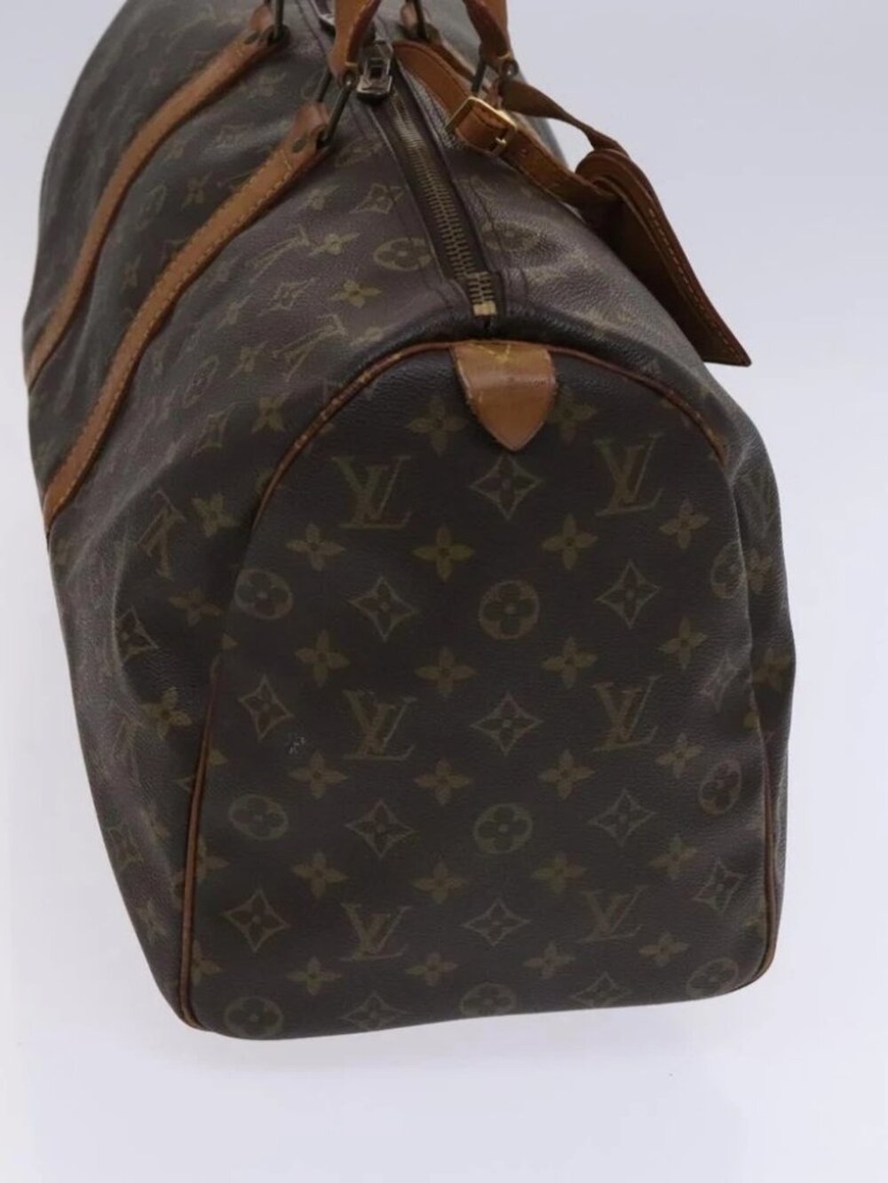 LOUIS VUITTON Monogram Keepall 45 Boston Bag M41428 LV Auth - Picture 4 of 16